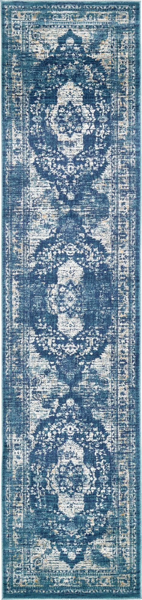 Copenhagen Dahlia Collection Area Rug -  Tårnby Runner Navy Blue  lifestyle 23