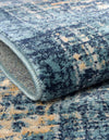 Copenhagen Dahlia Collection Area Rug -  Tårnby Rectangle Navy Blue  lifestyle 4