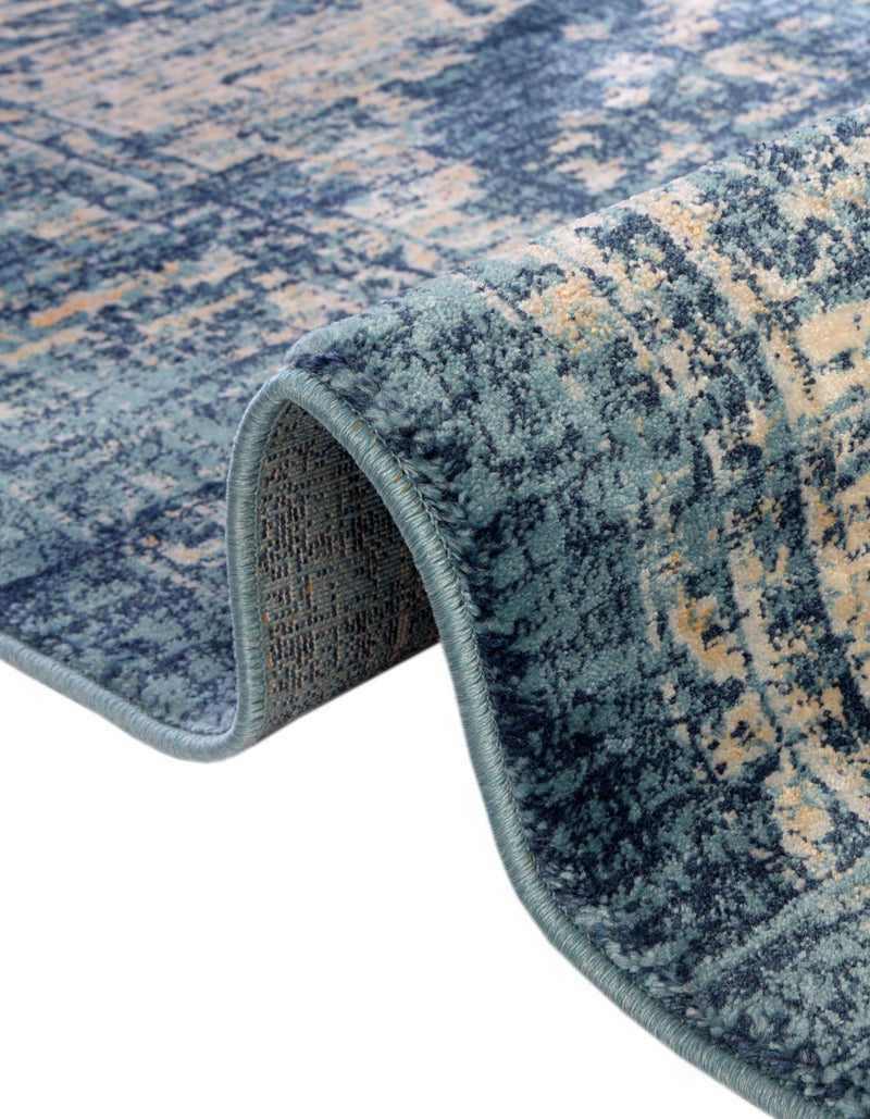 Copenhagen Dahlia Collection Area Rug -  Tårnby Rectangle Navy Blue  lifestyle 8