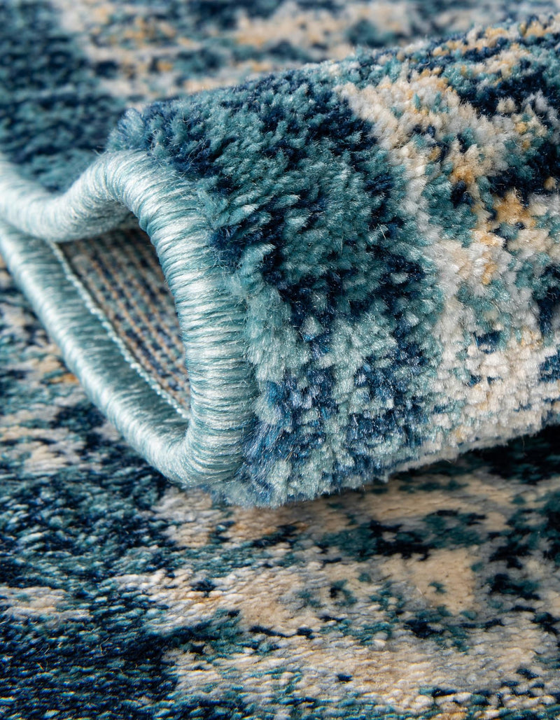 Copenhagen Dahlia Collection Area Rug -  Tårnby Rectangle Navy Blue  lifestyle 14
