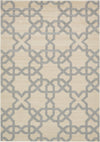 Lattice Gardens Collection Area Rug -  Botanicbay Rectangle Beige  lifestyle 2