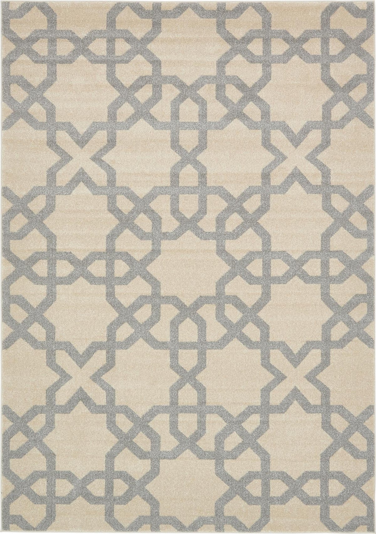 Lattice Gardens Collection Area Rug -  Botanicbay Rectangle Beige  lifestyle 2