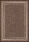 Patio Perimeter Collection Area Rug - Veranda (Brown) Rectangle Brown Main