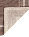 Patio Perimeter Collection Area Rug - Veranda (Brown) Rectangle Brown  lifestyle 47