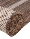 Patio Perimeter Collection Area Rug - Veranda (Brown) Rectangle Brown  lifestyle 50