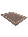 Terrace Fringe Collection Area Rug - Veranda (Brown) Rectangle Brown  lifestyle 3