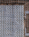 Savannah Pergola Collection Area Rug - Arbor (Brown) Round Brown  lifestyle 55