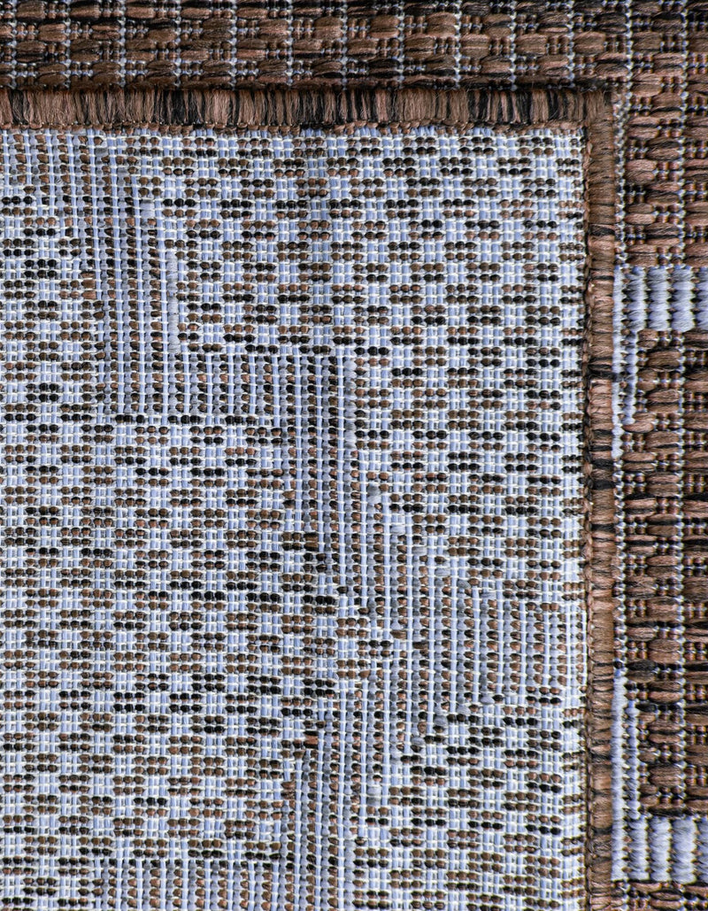 Savannah Pergola Collection Area Rug - Arbor (Brown) Round Brown  lifestyle 55