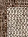 Seaside Serenity Collection Area Rug - Veranda (Light Brown) Rectangle Light Brown  lifestyle 8