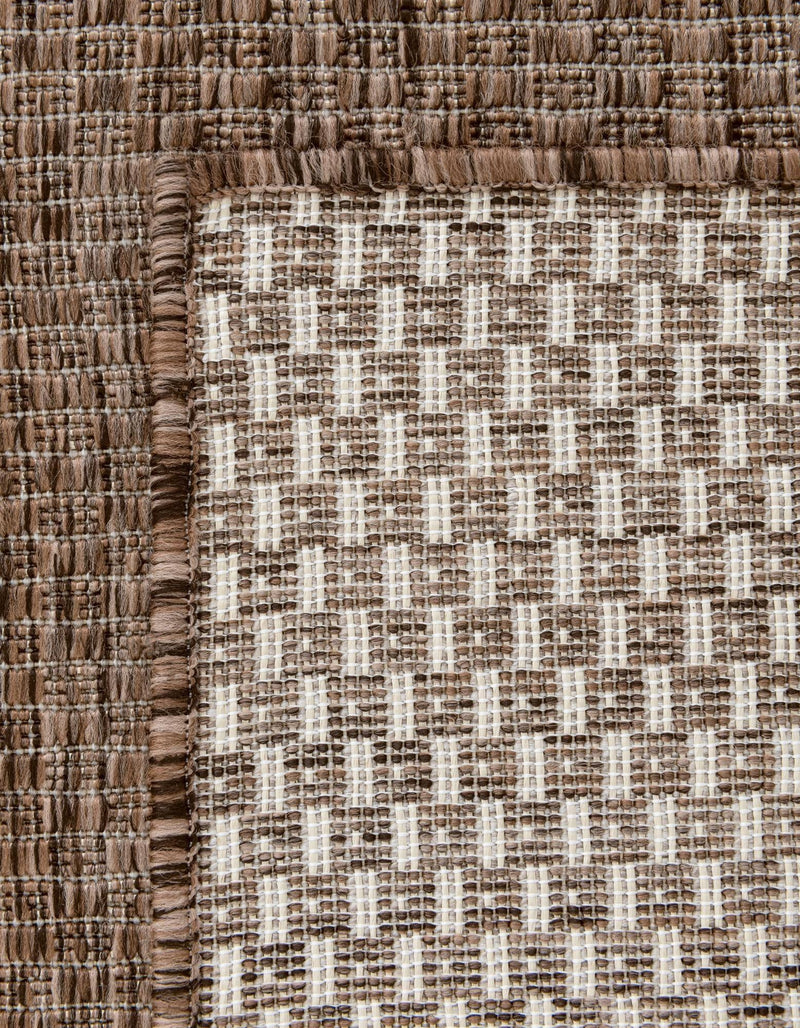 Seaside Serenity Collection Area Rug - Veranda (Light Brown) Rectangle Light Brown  lifestyle 8