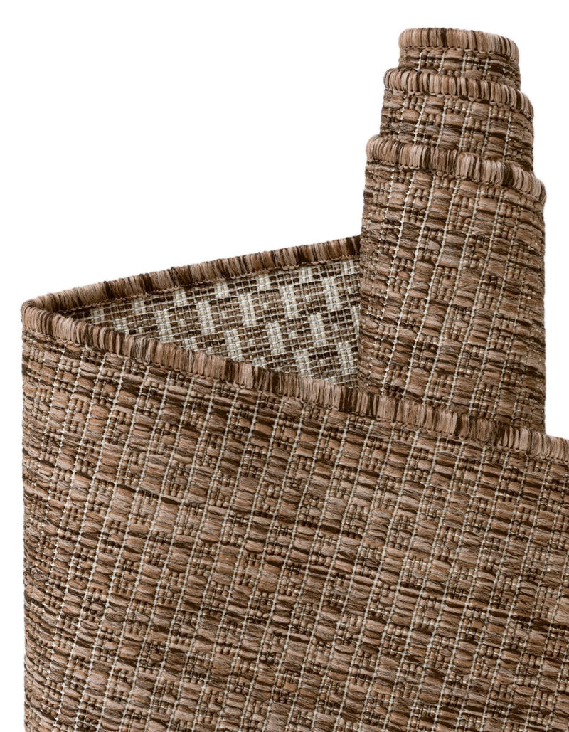 Seaside Serenity Collection Area Rug - Veranda (Light Brown) Rectangle Light Brown  lifestyle 9