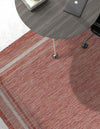 Patio Perimeter Collection Area Rug - Veranda (Rust Red) Rectangle Rust Red  lifestyle 28