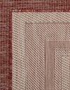 Patio Perimeter Collection Area Rug - Veranda (Rust Red) Rectangle Rust Red  lifestyle 37