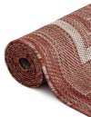 Patio Perimeter Collection Area Rug - Veranda (Rust Red) Rectangle Rust Red  lifestyle 40