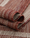 Patio Perimeter Collection Area Rug - Veranda (Rust Red) Rectangle Rust Red  lifestyle 41