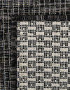 Patio Perfection Collection Area Rug - Veranda (Black) Rectangle Black  lifestyle 11