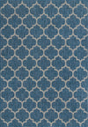 Garden Lattice Oasis Collection Area Rug - Arbor (Navy Blue) Rectangle Navy Blue  lifestyle 2