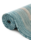 Patio Perimeter Collection Area Rug - Veranda (Aquamarine) Rectangle Aquamarine  lifestyle 29