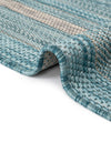 Terrace Fringe Collection Area Rug - Veranda (Aquamarine) Rectangle Aquamarine  lifestyle 25