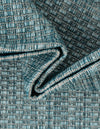 Terrace Fringe Collection Area Rug - Veranda (Aquamarine) Rectangle Aquamarine  lifestyle 27