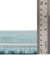 Terrace Fringe Collection Area Rug - Veranda (Aquamarine) Rectangle Aquamarine  lifestyle 28