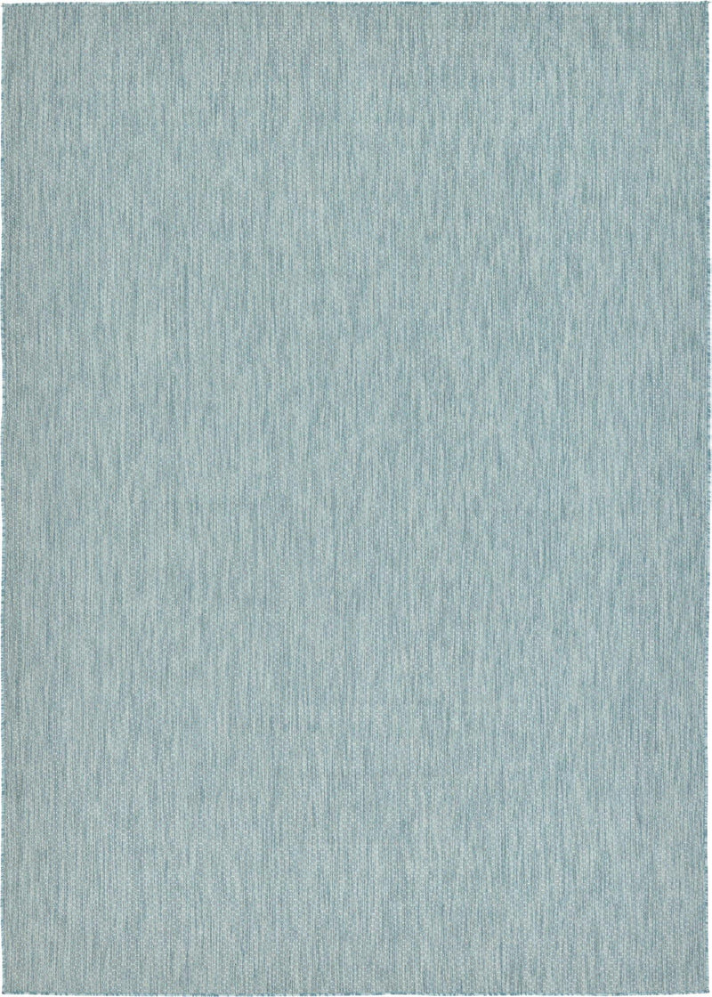 Patio Perfection Collection Area Rug - Veranda (Aquamarine) Rectangle Aquamarine Main