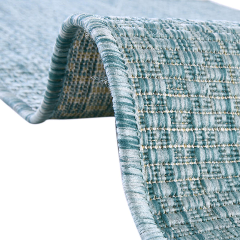 Seaside Serenity Collection Area Rug - Veranda (Aquamarine) Runner Aquamarine  lifestyle 72