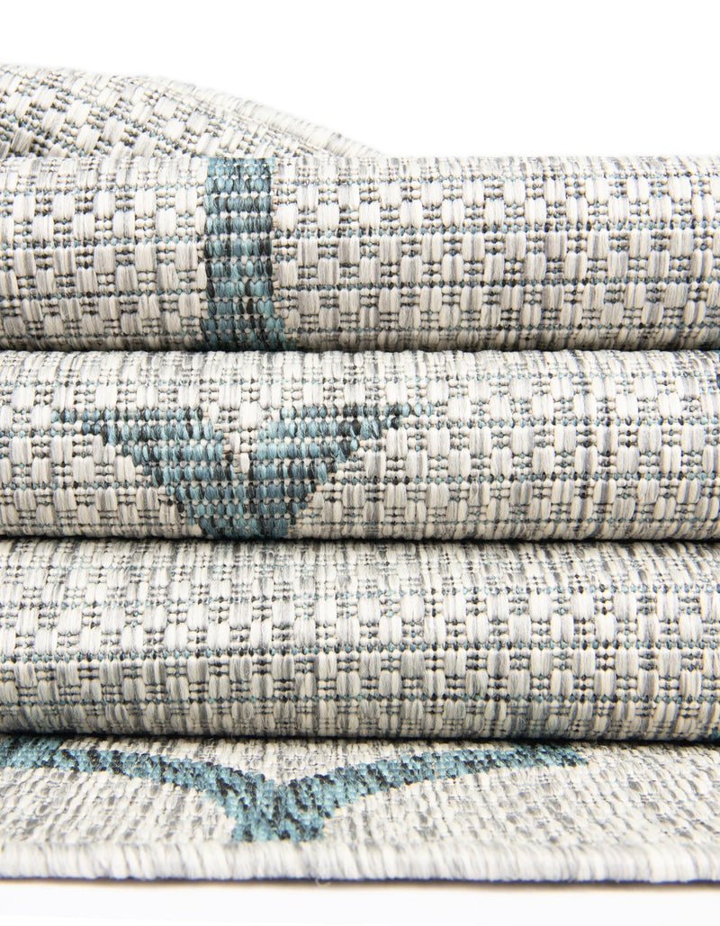Savannah Pergola Collection Area Rug - Arbor (Gray) Runner Gray  lifestyle 59