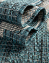 Savannah Pergola Collection Area Rug - Arbor (Teal) Rectangle Teal  lifestyle 37