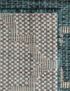 Savannah Pergola Collection Area Rug - Arbor (Teal) Rectangle Teal  lifestyle 39