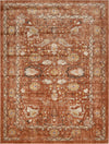 Copenhagen Dahlia Collection Area Rug -  Nørrebro Rectangle Brick Red  lifestyle 4