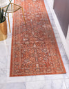 Copenhagen Dahlia Collection Area Rug -  Nørrebro Runner Brick Red  lifestyle 60