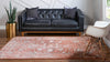 Copenhagen Dahlia Collection Area Rug -  Nørrebro Rectangle Brick Red  lifestyle 12