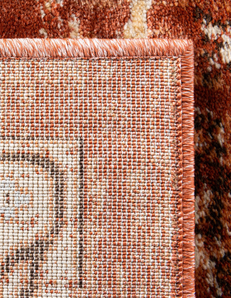 Copenhagen Dahlia Collection Area Rug -  Nørrebro Rectangle Brick Red  lifestyle 27