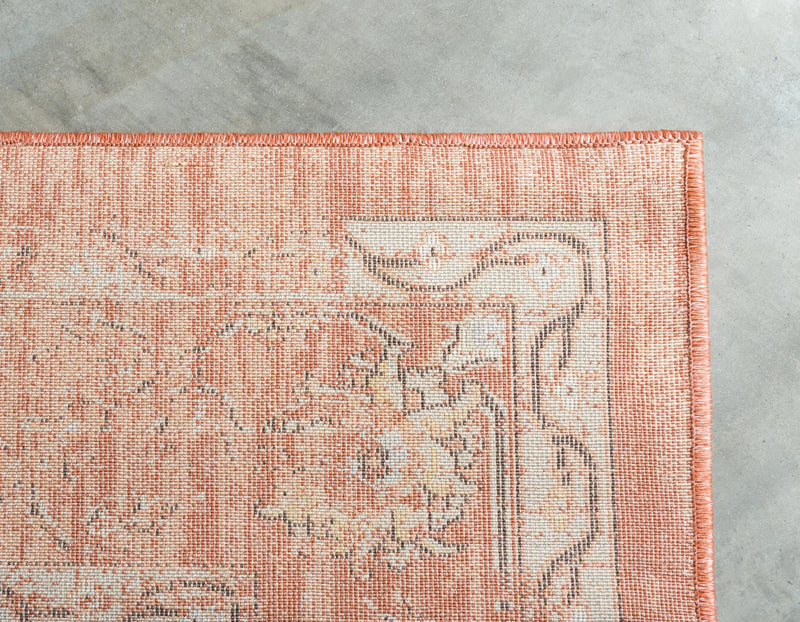 Copenhagen Dahlia Collection Area Rug -  Nørrebro Rectangle Brick Red  lifestyle 33