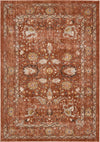 Copenhagen Dahlia Collection Area Rug -  Nørrebro Rectangle Brick Red  lifestyle 3