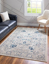 Copenhagen Dahlia Collection Area Rug -  Nørrebro Rectangle Beige  lifestyle 5