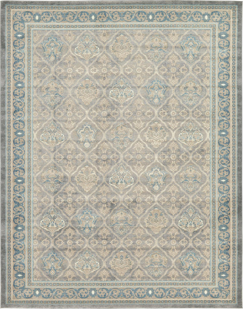 Salzburg Elegance Collection Area Rug -  Kapuzinerberg Rectangle Gray  lifestyle 4