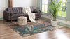 Serenade Oasis Collection Area Rug -  Bliss Square Blue  lifestyle 16
