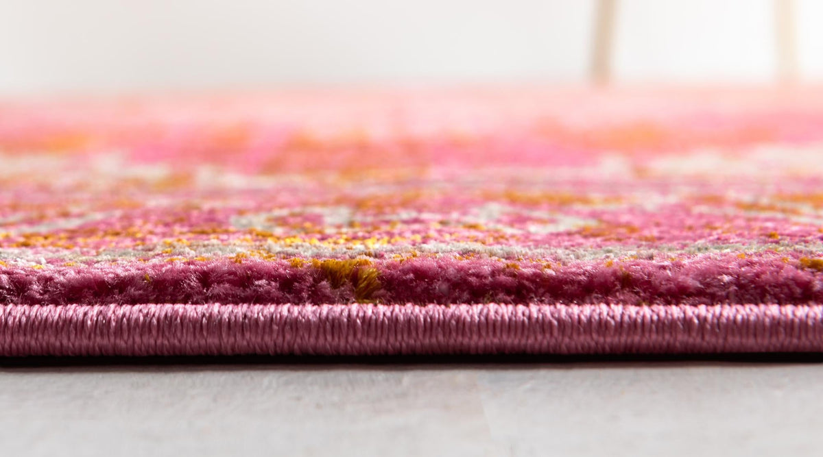 Serenade Oasis Collection Area Rug -  Utopia Square Pink  lifestyle 69