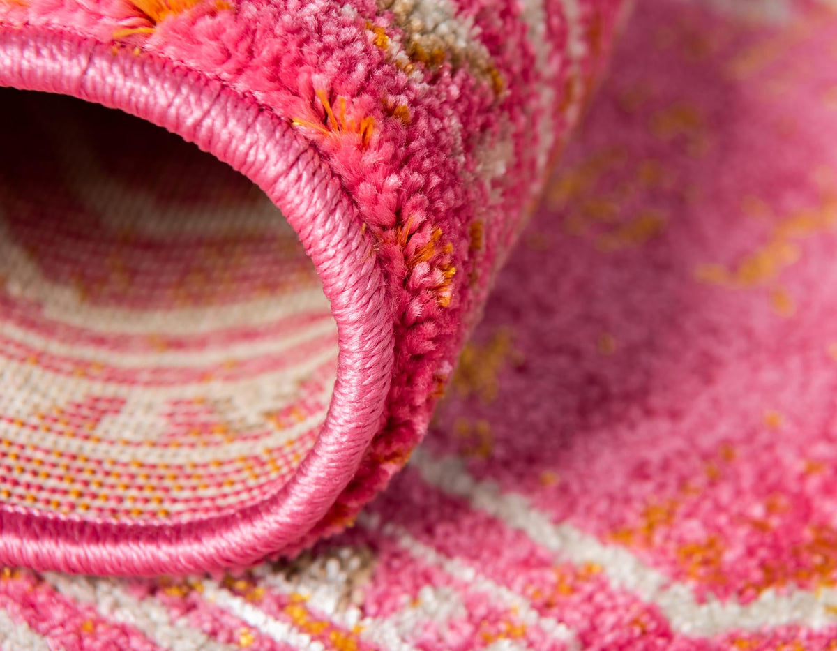 Serenade Oasis Collection Area Rug -  Utopia Square Pink  lifestyle 81