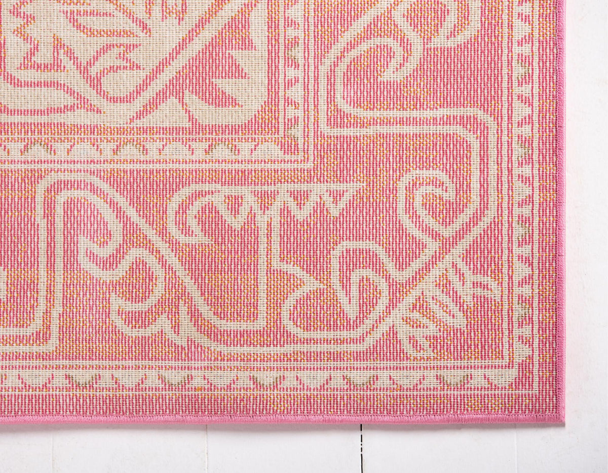 Serenade Oasis Collection Area Rug -  Utopia Square Pink  lifestyle 97