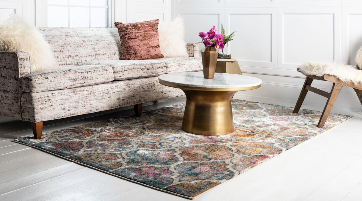 Serenade Oasis Collection Area Rug -  Tranquil Rectangle Dark Beige  lifestyle 3