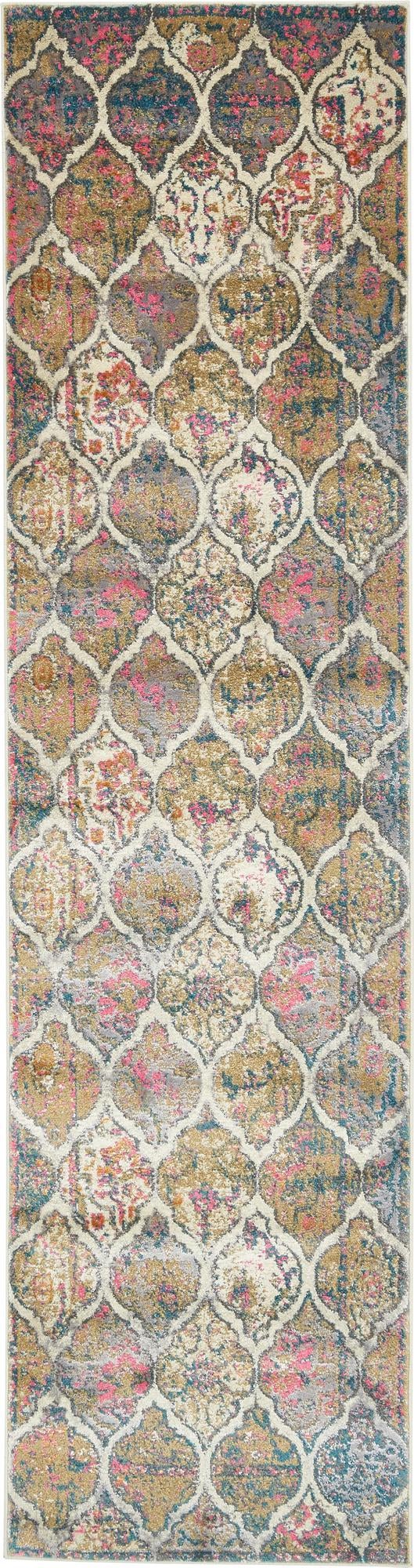 Serenade Oasis Collection Area Rug -  Tranquil Runner Dark Beige  lifestyle 11