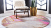 Serenade Oasis Collection Area Rug -  Arcadia Round Beige  lifestyle 31