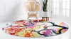 Venetian Elegance Collection Area Rug -  Rialto Round Ivory  lifestyle 20