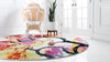 Venetian Elegance Collection Area Rug -  Rialto Round Ivory  lifestyle 22