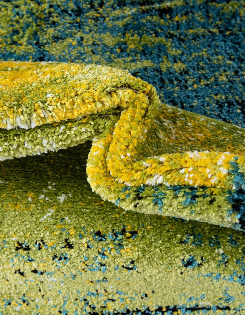 Venetian Elegance Collection Area Rug -  Chioggia Round Light Green  lifestyle 35