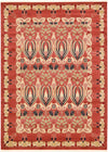 Chelsea Elegance Collection Area Rug -  Brompton (Rust Red) Rectangle Rust Red Main
