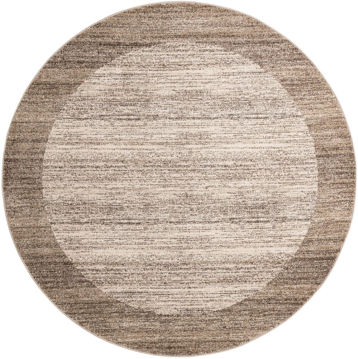 Studio Haven Collection Area Rug -  Conservatory (Beige) Round Beige  lifestyle 18